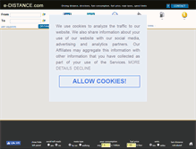 Tablet Screenshot of e-distance.com